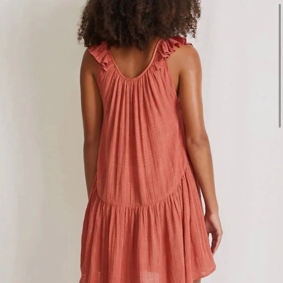 Apiece Apart Verder Mini Cotton Dress in Rosewood, size Large, EUC - Picture 3 of 9